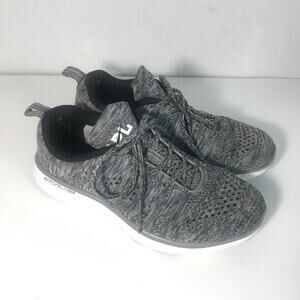 APL Women's Techloom Pro Charcoal Gray Athleisure Sneakers Lace Up Sz 7
